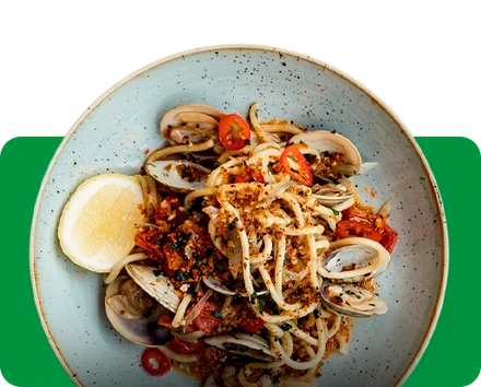 Pasta with clams